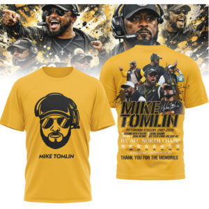 Mike Tomlin Pittsburgh Steelers Tribute Shirt