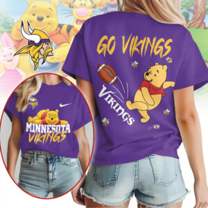Minnesota Vikings Football Official NFL Winnie The Pooh Fan Shirt Minnesota Vikings Football Official NFL Winnie The Pooh Fan Shirt