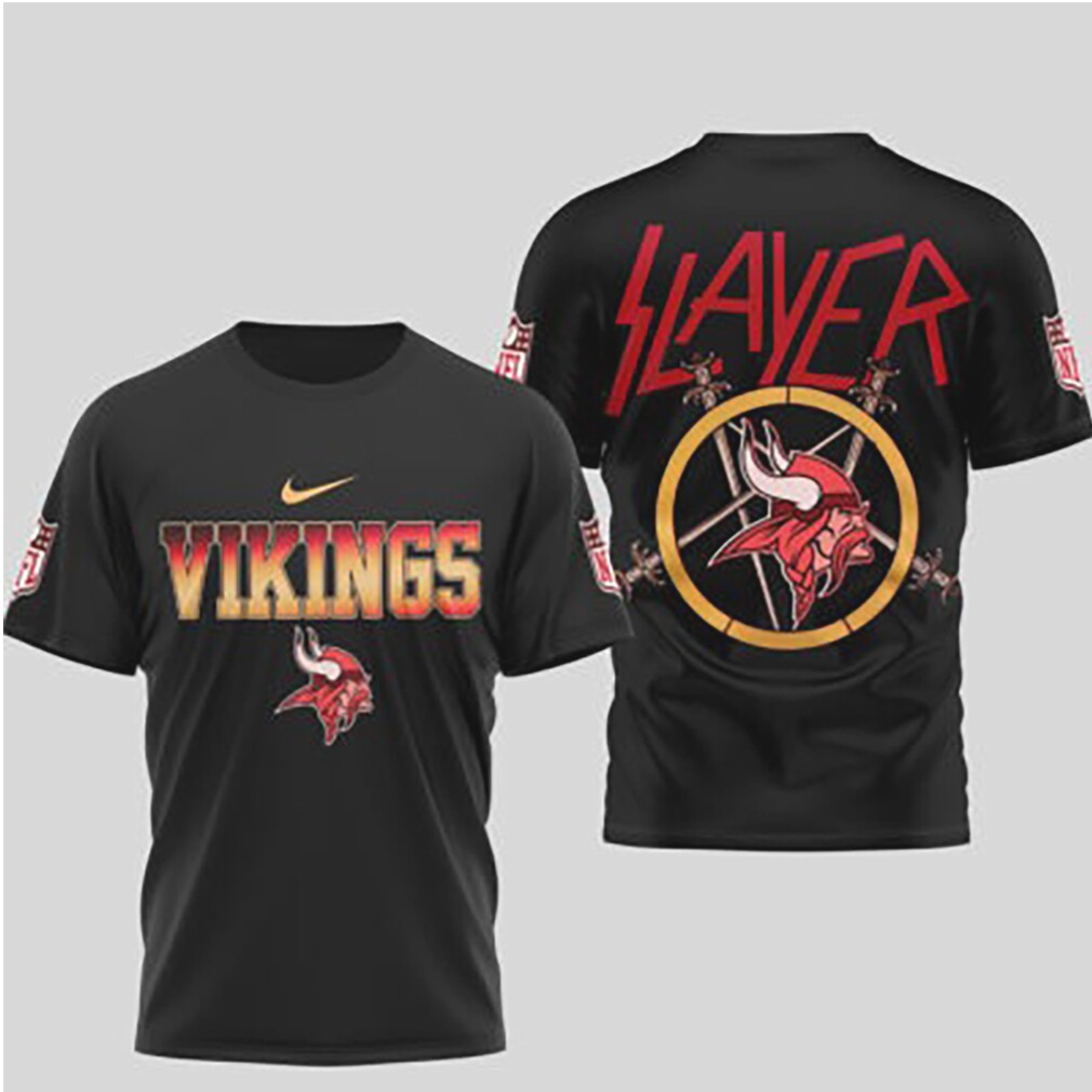Minnesota Vikings Game Day 2026 Official NFL Slayer 3D Shirt Minnesota Vikings Game Day 2026 Official NFL Slayer 3D Shirt