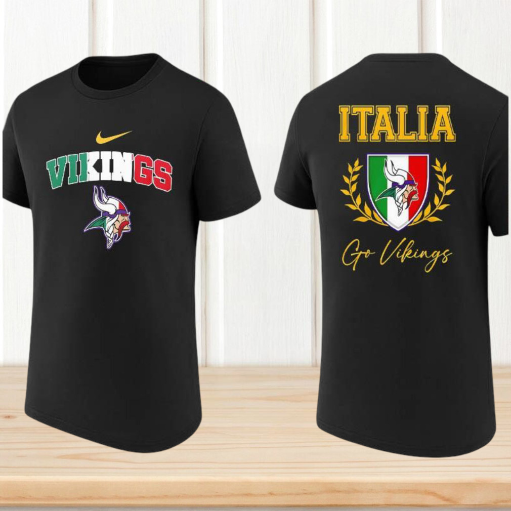 Minnesota Vikings Italia Heritage Italian Flag Pride Football Fan T Shirt (1) Minnesota Vikings Italia Heritage Italian Flag Pride Football Fan T Shirt (1)