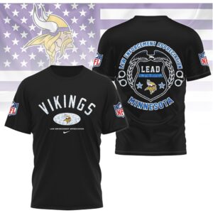 Minnesota Vikings Law Enforcement Appreciation LEAD T Shirt