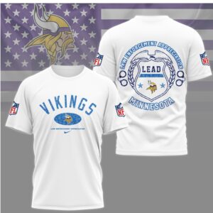 Minnesota Vikings Law Enforcement Appreciation LEAD T Shirt
