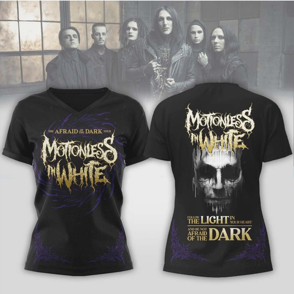 Motionless In White The Afraid Of The Dark Tour 2026 Metal Graphic Hoodie Motionless In White The Afraid Of The Dark Tour 2026 Metal Graphic Hoodie