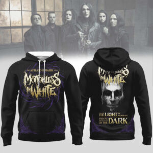 Motionless In White The Afraid Of The Dark Tour 2026 Metal Graphic Hoodie