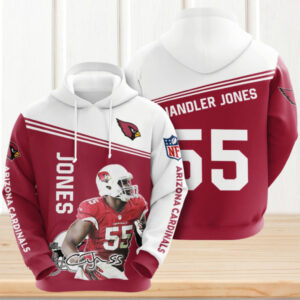 NFL Arizona Cardinals Chandler Jones Player Game Match Fan Hoodie
