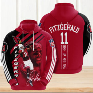 NFL Arizona Cardinals Larry Fitzgerald Player Game Match Fan Football Hoodie