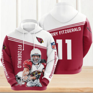 NFL Arizona Cardinals Larry Fitzgerald Player Game Match Fan Hoodie