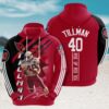 NFL Arizona Cardinals Pat Tillman Player Game Match Hoodie NFL Arizona Cardinals Pat Tillman Player Game Match Hoodie