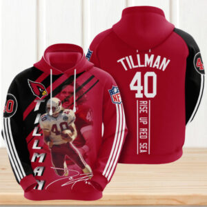 NFL Arizona Cardinals Pat Tillman Player Game Match Fan Football Hoodie