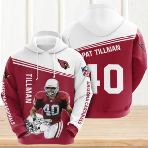 NFL Arizona Cardinals Pat Tillman Player Game Match Hoodie