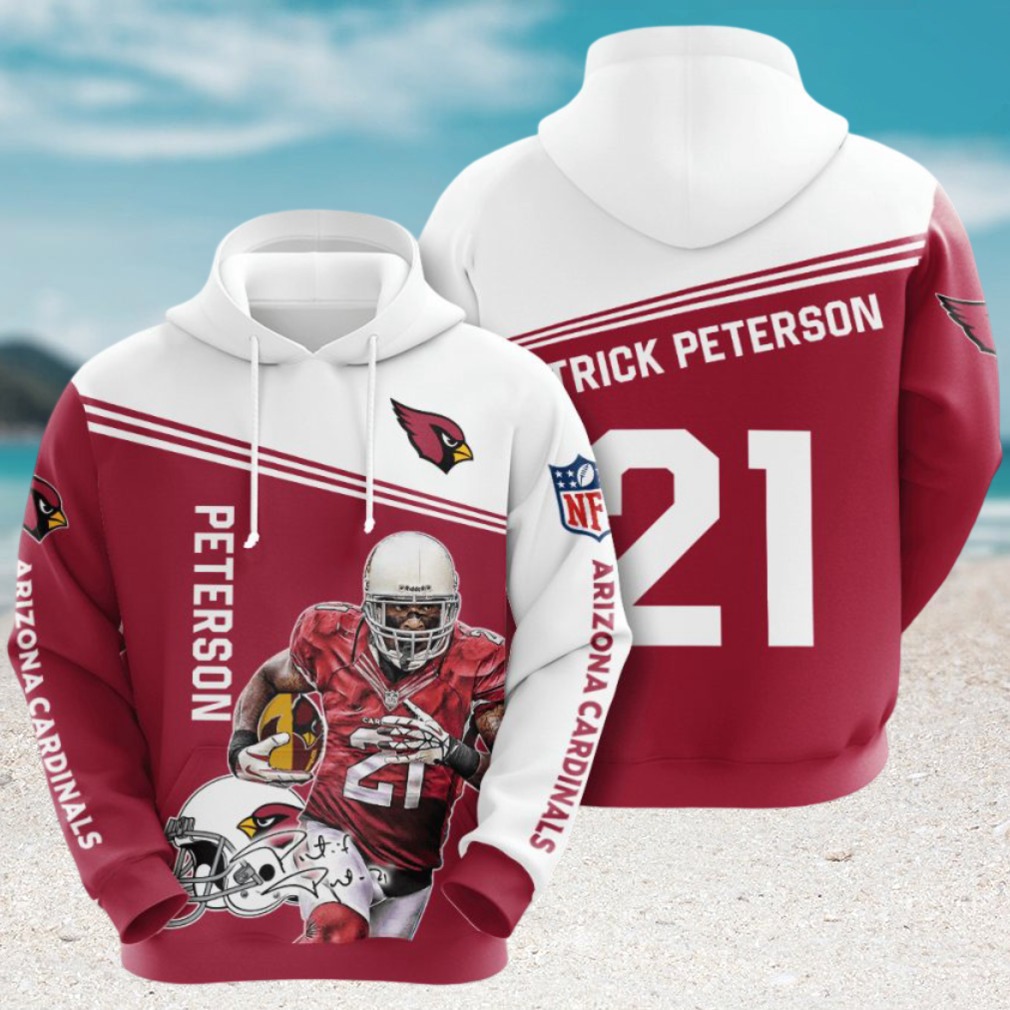 NFL Arizona Cardinals Patrick Peterson Player Game Match Fan Hoodie NFL Arizona Cardinals Patrick Peterson Player Game Match Fan Hoodie