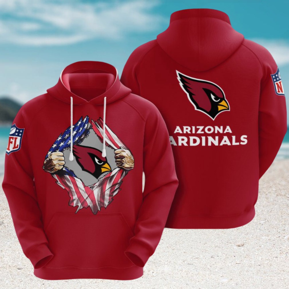NFL Arizona Cardinals Tearing Open Logo Pullover Hoodie NFL Arizona Cardinals Tearing Open Logo Pullover Hoodie
