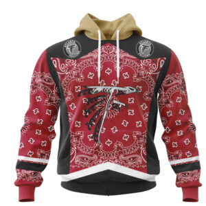 NFL Atlanta Falcons Custom Name Number Classic Style Pullover Hoodie NFL Atlanta Falcons Custom Name Number Classic Style Pullover Hoodie