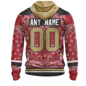 NFL Atlanta Falcons Custom Name Number Classic Style Pullover Hoodie