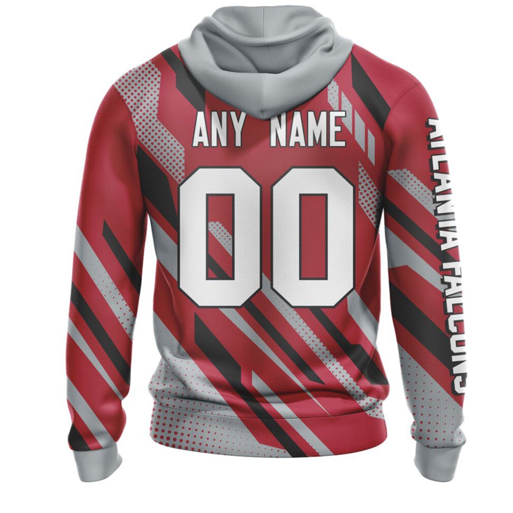 NFL Atlanta Falcons Custom Name Number MotoCross Concept Pullover Hoodie NFL Atlanta Falcons Custom Name Number MotoCross Concept Pullover Hoodie