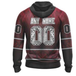 NFL Atlanta Falcons Custom Name Number Native With Samoa Culture Pullover Hoodie