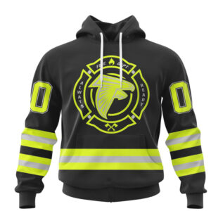 NFL Atlanta Falcons Custom Name Number Special FireFighter Uniform Pullover Hoodie NFL Atlanta Falcons Custom Name Number Special FireFighter Uniform Pullover Hoodie