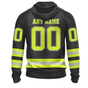 NFL Atlanta Falcons Custom Name Number Special FireFighter Uniform Pullover Hoodie