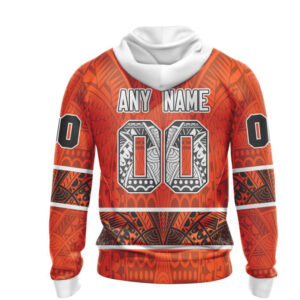 NFL Cincinnati Bengals Custom Name Number Native With Samoa Culture Pullover Hoodie