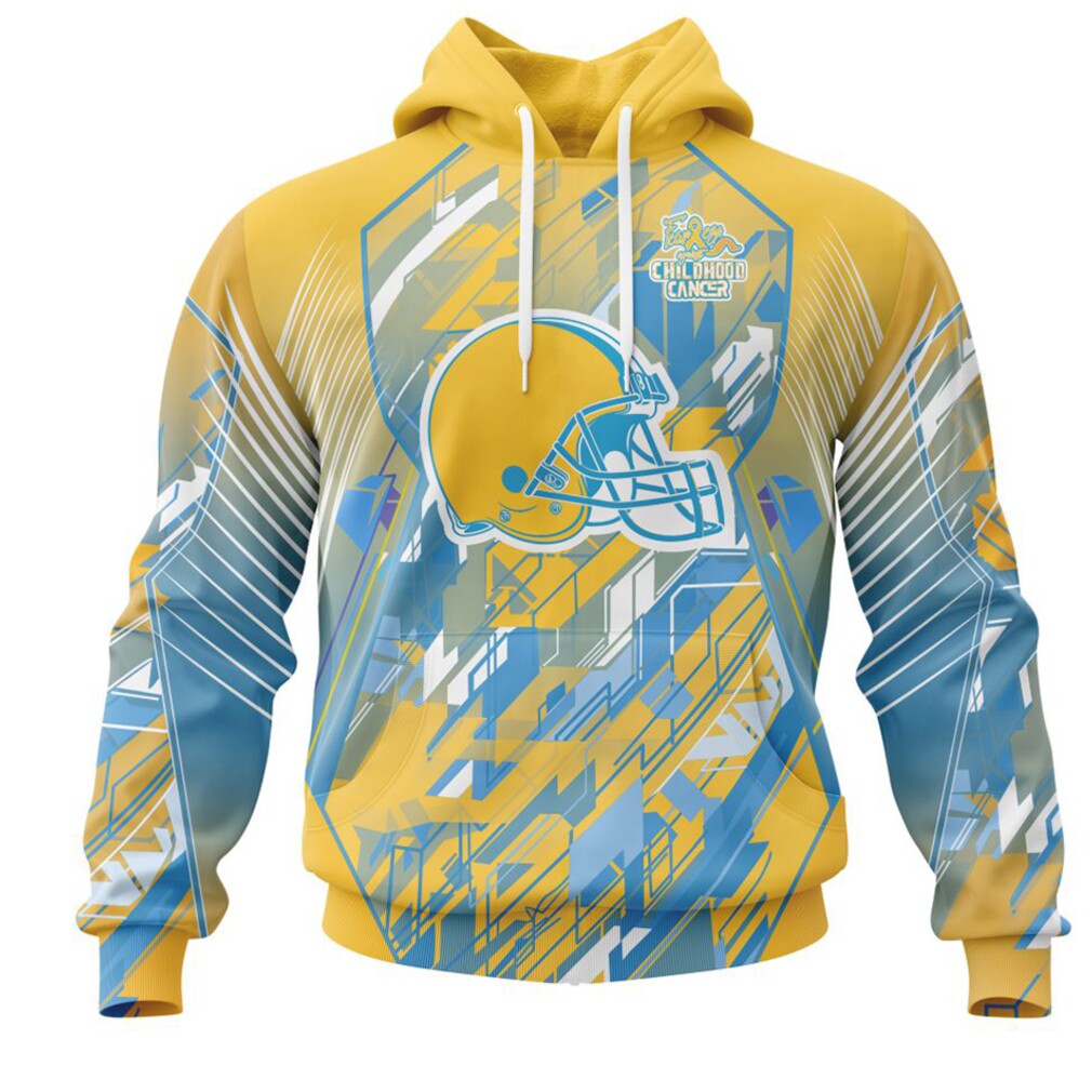 NFL Cleveland Browns Childhood Cancers Pullover Hoodie NFL Cleveland Browns Childhood Cancers Pullover Hoodie