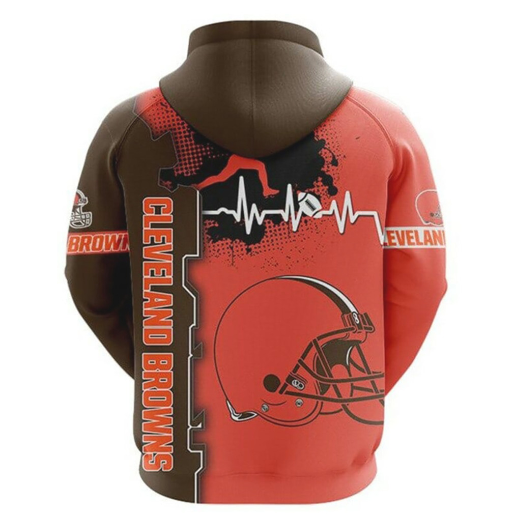 NFL Cleveland Browns Orange Pullover Hoodie1 NFL Cleveland Browns Orange Pullover Hoodie1