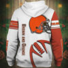 NFL Cleveland Browns Orange Pullover Hoodie1 NFL Cleveland Browns Orange Pullover Hoodie1