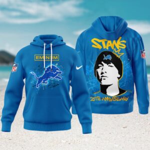 NFL Detroit Lions x Eminem Stan 25th Anniversary Hoodie NFL Detroit Lions x Eminem Stan 25th Anniversary Hoodie