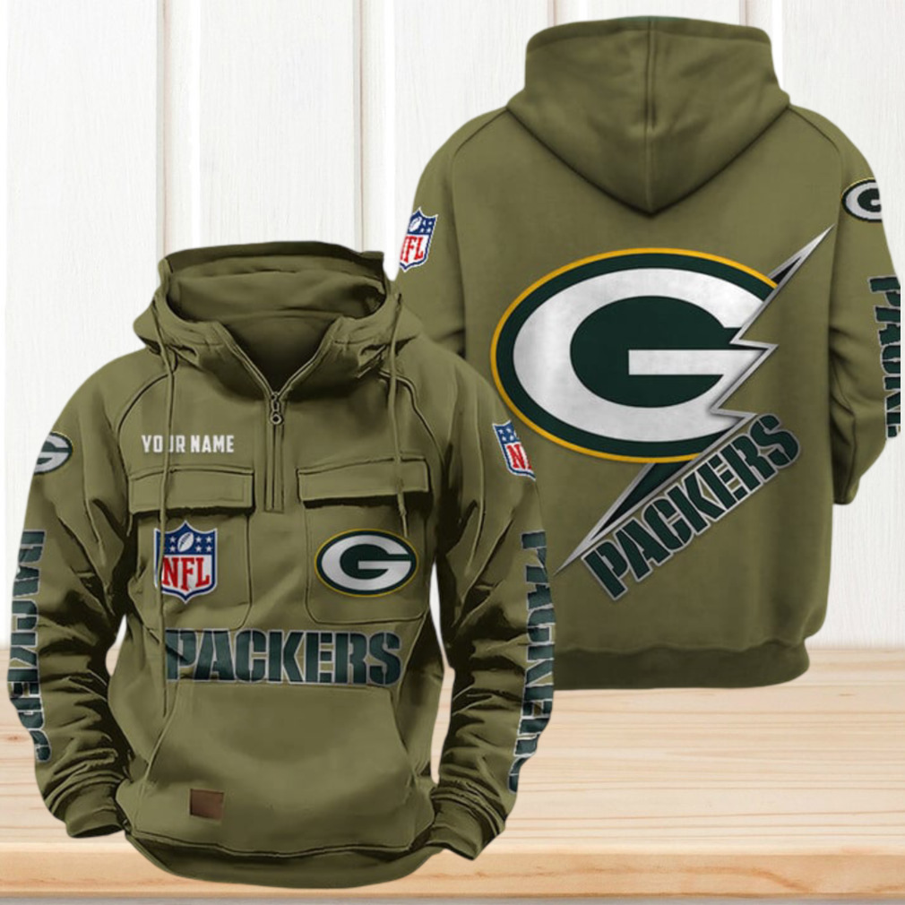 NFL Green Bay Packers Personalized Tactical Style Hoodie NFL Green Bay Packers Personalized Tactical Style Hoodie