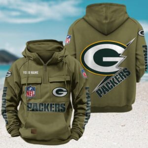 NFL Green Bay Packers Personalized Tactical Style Hoodie