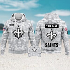 NFL New Orleans Saints Military Appreciation NFL Fan Hoodie NFL New Orleans Saints Military Appreciation NFL Fan Hoodie