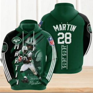 NFL New York Jets Curtis Martin Player Game Match Hoodie