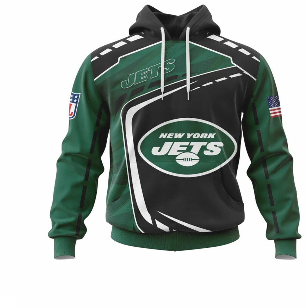 NFL New York Jets Flag Football Game Match Hoodie NFL New York Jets Flag Football Game Match Hoodie