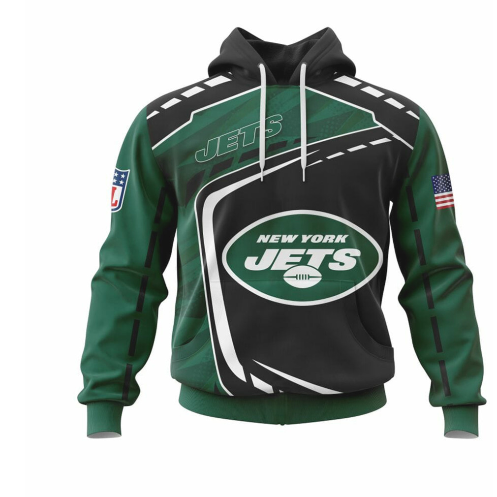 NFL New York Jets Flag Football Game Match Hoodie NFL New York Jets Flag Football Game Match Hoodie