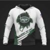 NFL New York Jets Green Black Skull Hoodie NFL New York Jets Green Black Skull Hoodie