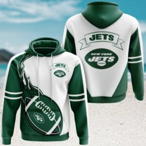 NFL New York Jets Green Fire Logo Football Hoodie NFL New York Jets Green Fire Logo Football Hoodie