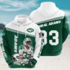 NFL New York Jets Green Fire Logo Football Hoodie NFL New York Jets Green Fire Logo Football Hoodie
