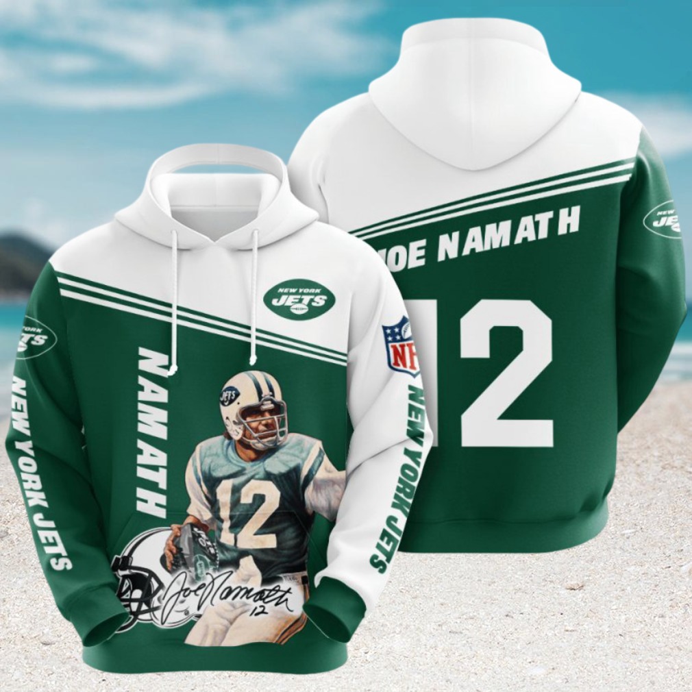 NFL New York Jets Joe Namath Player Game Day Hoodie NFL New York Jets Joe Namath Player Game Day Hoodie