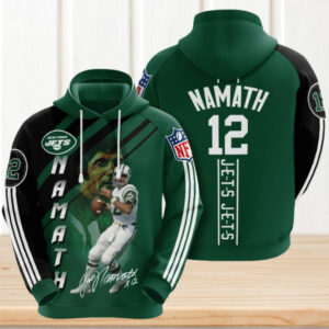 NFL New York Jets Joe Namath Player Game Match Hoodie