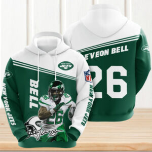 NFL New York Jets Le’Veon Bell Player Game Day Hoodie