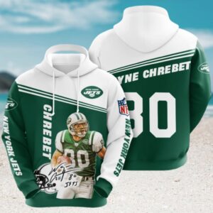 NFL New York Jets Wayne Chrebet Player Game Day Hoodie NFL New York Jets Wayne Chrebet Player Game Day Hoodie
