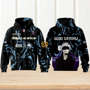 NFL Seahawks x Anime Jujutsu Kaisen NFL 2026 Football Hoodie