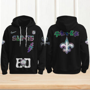 NFL x Grateful Dead 60th Fan Football Saints Hoodie