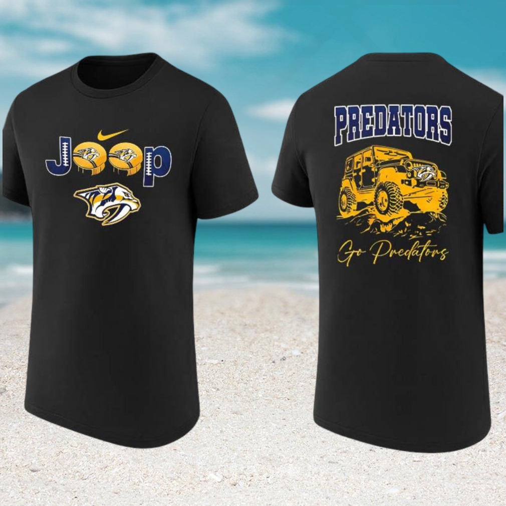 Nashville Predators Go Predators Jeep Off Road Football Style T Shirt Nashville Predators Go Predators Jeep Off Road Football Style T Shirt