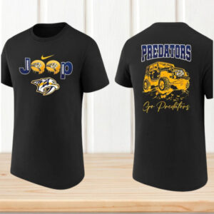 Nashville Predators Go Predators Jeep Off Road Football Style T Shirt