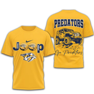 Nashville Predators “Go Predators” Jeep Off Road Graphic Tee Nashville Predators “Go Predators” Jeep Off Road Graphic Tee