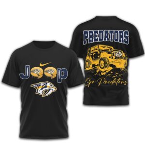 Nashville Predators x Jeep Go Predators Off Road T Shirt
