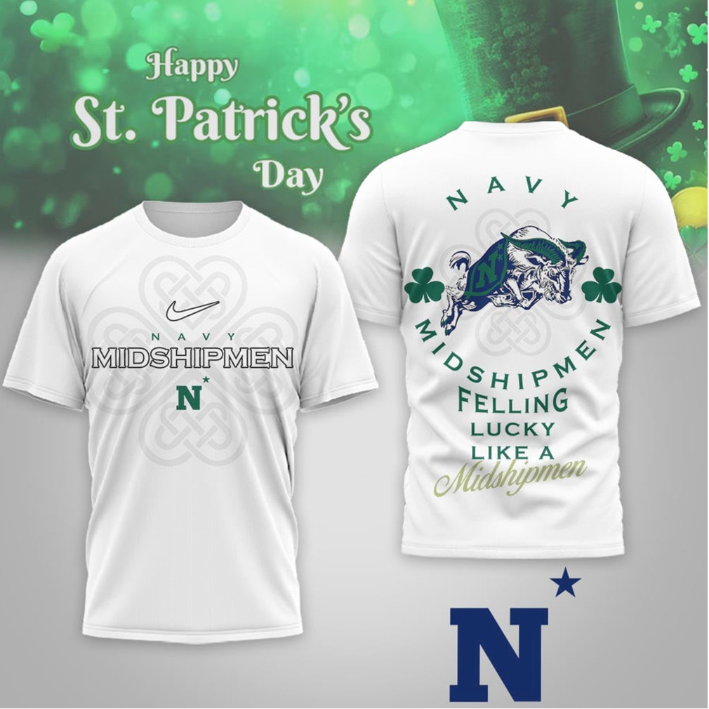 Navy Midshipmen St. Patrick’s Day Lucky Like A Midshipman Mascot Fan Shirt Navy Midshipmen St. Patrick’s Day Lucky Like A Midshipman Mascot Fan Shirt