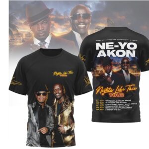 Ne Yo Akon Nights Like This Tour 2026 R&B Concert Graphic T Shirt Shirt