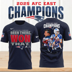 New England Patriots 2025 AFC East Division Champions Limited Combo Shirt