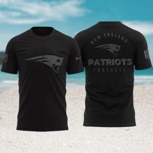 New England Patriots Back In Stealth Football Fan Performance T Shirt